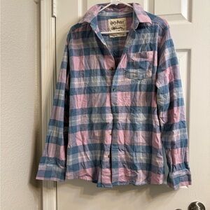 Cakeworthy Harry Potter Luna Lovegood Flannel Button Down shirt